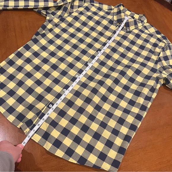SOLD Southern Tide Spray Avenue Buffalo Check Long Sleeve Button Up Shirt Yellow - Picture 14 of 14